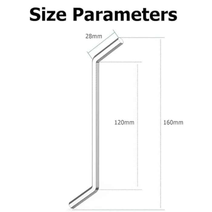 Müllentsorger-Entklemmungsschlüssel zum Entfernen von Verstopfungen über der Spüle, 3 In 1, 1pc – Bild 5