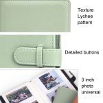 3 Zoll 80 Stück Fotoalbum mit Lychee-Druck Fotobuch Kartenalbum – Bild 6