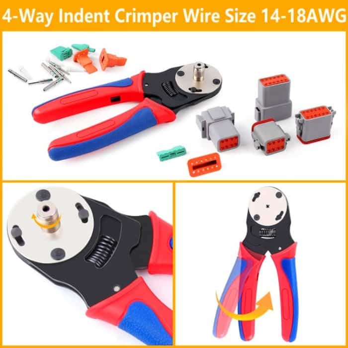 338-teiliges DT-Anschluss-Kit-Crimpwerkzeug-Set – Bild 3