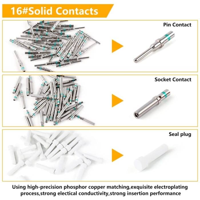 338-teiliges DT-Anschluss-Kit-Crimpwerkzeug-Set – Bild 8