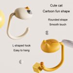 Abnehmbarer Kleiderbügelhaken für den Schreibtisch, ohne Lochung, für Schultaschen von Schülern – Bild 4