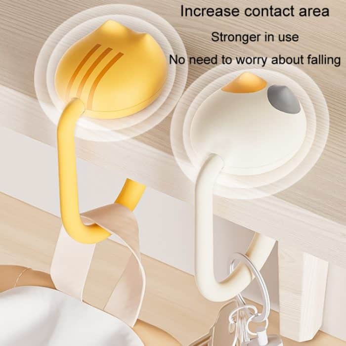 Abnehmbarer Kleiderbügelhaken für den Schreibtisch, ohne Lochung, für Schultaschen von Schülern – Bild 5