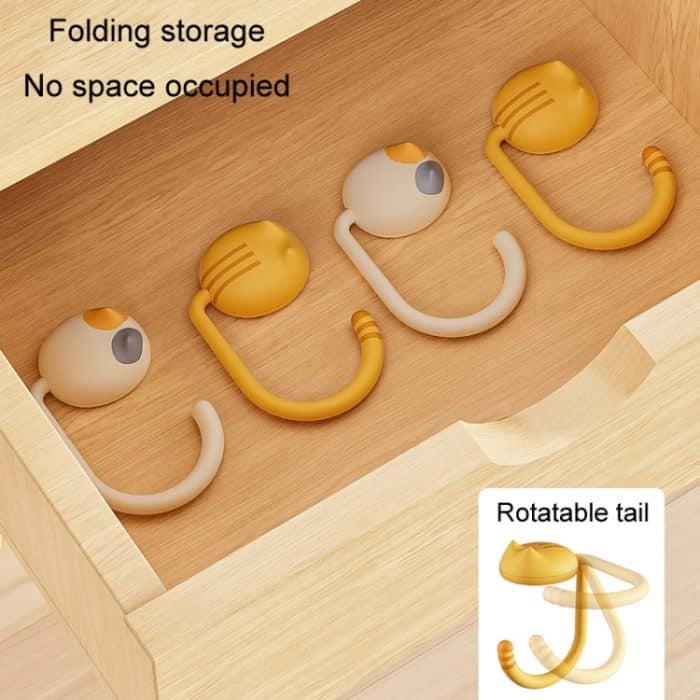 Abnehmbarer Kleiderbügelhaken für den Schreibtisch, ohne Lochung, für Schultaschen von Schülern – Bild 9