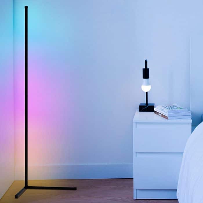 5V Bluetooth Wand Ecke Umgebungs Licht APP Fernbedienung Schlafzimmer Stehlampe, 1.42m – Bild 2
