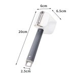 Küche Edelstahl Langen Griff Einzel Köpfe Gemüse Und Obst Schäler – Bild 3