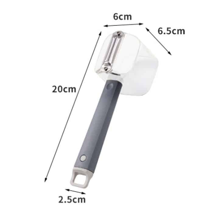 Küche Edelstahl Langen Griff Einzel Köpfe Gemüse Und Obst Schäler – Bild 3