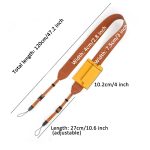 Universeller Schultergurt aus PU-Leder für SLR-Kameras mit Kartenhalter – Bild 3