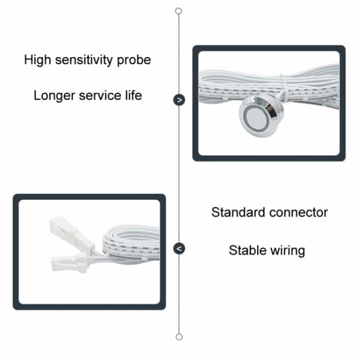 Dimmbarer taktiler Split-Control-Sensorschalter-Controller für Schrank und Schrank, Split Control – Bild 4