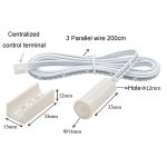 Schrankschrank Integrierter zentralisierter menschlicher Sensorschalter, Centralized Control – Bild 2