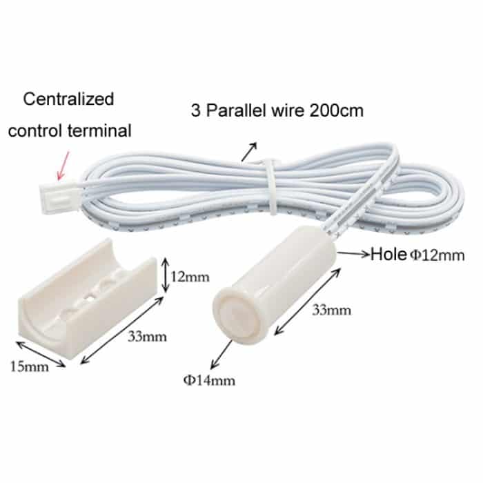 Schrankschrank Integrierter zentralisierter menschlicher Sensorschalter, Centralized Control – Bild 2