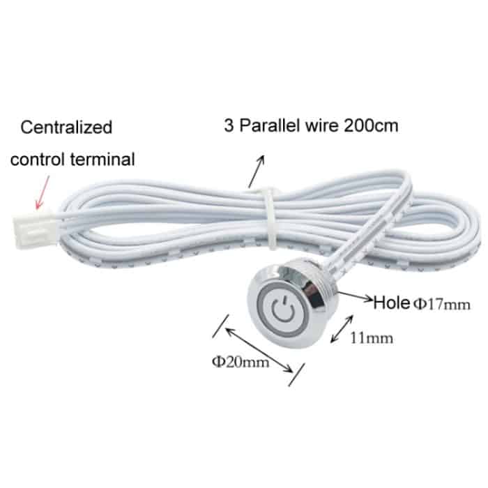 Dimmbarer taktiler zentralisierter Steuerungssensorschalter-Controller für Schrank und Schrank, Centralized Control – Bild 2