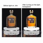 Intelligentes, buntes Licht, elektrische Geschwindigkeitsregelung, runder, um 360 Grad drehbarer Platten-Anzeigetisch, White Plug-in, White Charging – Bild 4