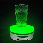 Intelligentes, buntes Licht, elektrische Geschwindigkeitsregelung, runder, um 360 Grad drehbarer Platten-Anzeigetisch, White Plug-in, White Charging – Bild 9