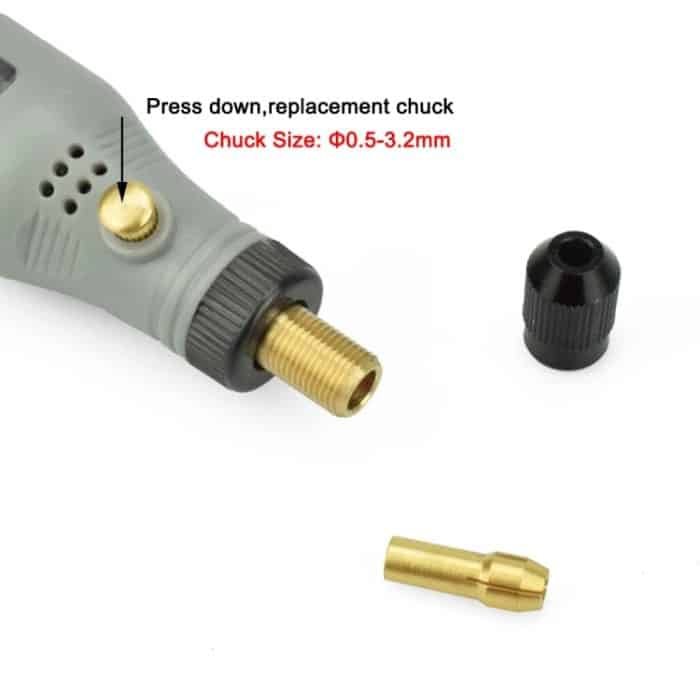 Mini Elektrische Grinder Micro Schleifen Stift DIY Kleine Carving Werkzeuge, EU Plug Red, EU Plug Green, EU Plug Gray – Bild 4