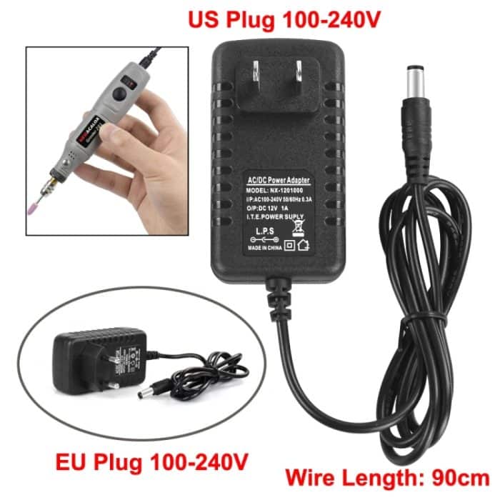 Mini Elektrische Grinder Micro Schleifen Stift DIY Kleine Carving Werkzeuge, EU Plug Red, EU Plug Green, EU Plug Gray – Bild 9