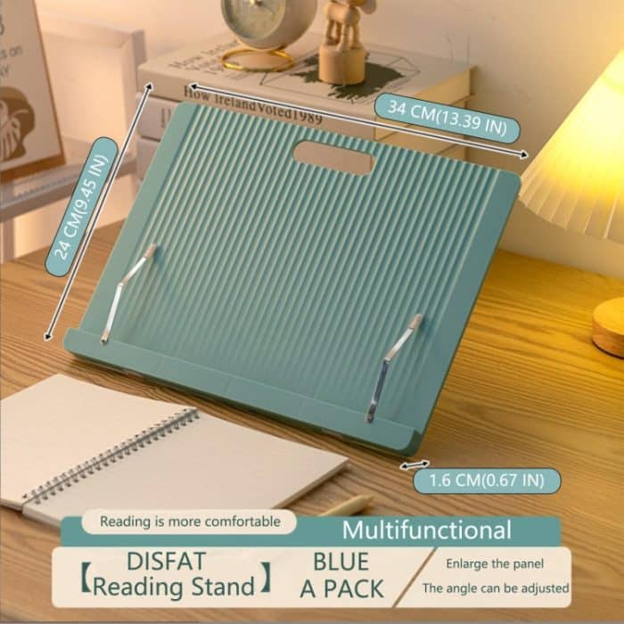 Leseständer für Schüler, Schreibtisch, verstellbar, Buchhalter, zusammenklappbarer Tablet-Ständer – Bild 3