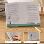 Leseständer für Schüler, Schreibtisch, verstellbar, Buchhalter, zusammenklappbarer Tablet-Ständer – Bild 4