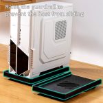 Computer-Host-Halterung, Desktop-Chassis, mobiles Tablett, Erhöhungsgestell mit Riemenscheibe, Straight Wheel, Universal Wheel, Universal Wheel + Straight Wheel – Bild 3