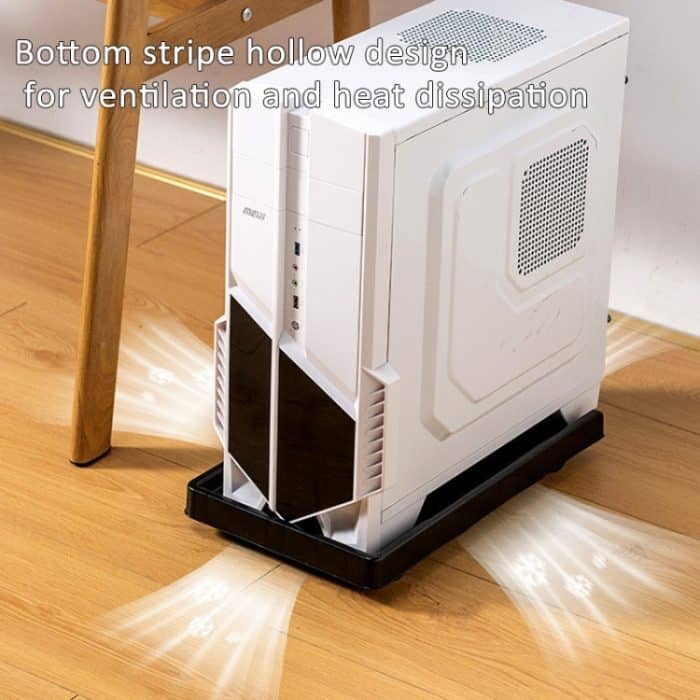 Computer-Host-Halterung, Desktop-Chassis, mobiles Tablett, Erhöhungsgestell mit Riemenscheibe, Straight Wheel, Universal Wheel, Universal Wheel + Straight Wheel – Bild 5