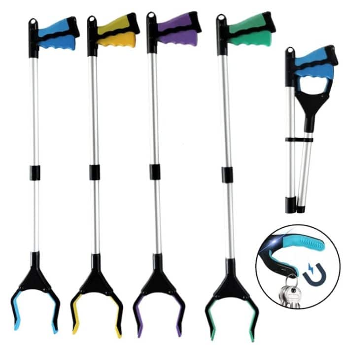 31,9 Zoll magnetischer faltbarer Wurfgreifer-Picker, extra langer Grabber-Stick – Bild 2