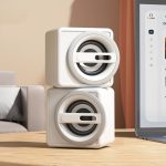 K1 Mini-Desktop-Computer Kabelgebundene Lautsprecher USB-Subwoofer-Lautsprecher, Standard Edition White, Standard Edition Black, Standard Edition Light Blue, Standard Edition Purple, Light Edition White, Light Edition Black, Light Edition Light Blue...