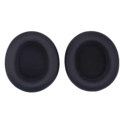 1 paar Für SteelSeries Arctis Nova 3 / 5 / 7 / Pro Verdrahtete Kopfhörer Schwamm Abdeckung, Black Leather, Black Pattern, Gray Net