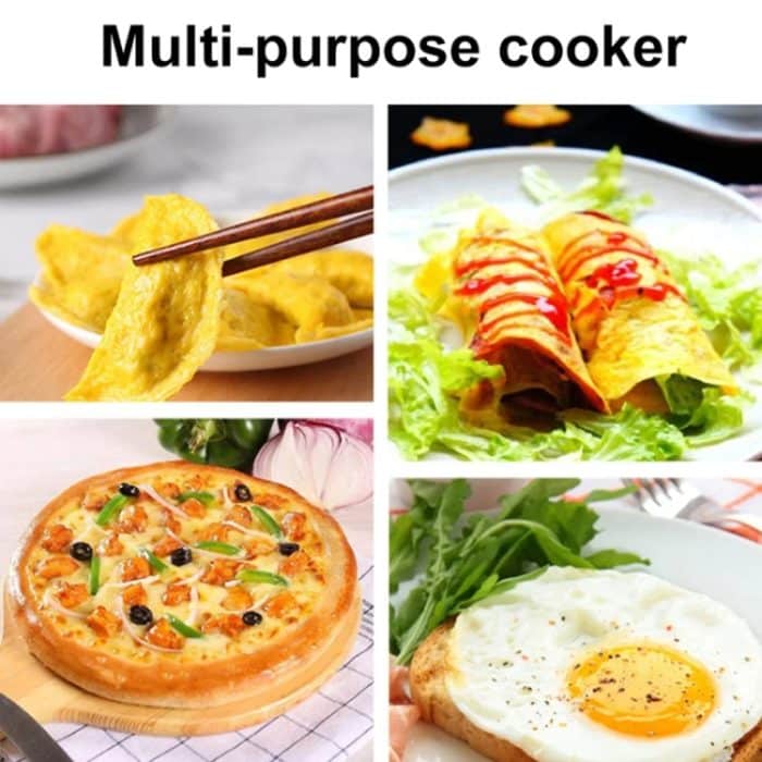 Gusseisen Kochtopf Wok Antihaft-Bratpfanne Restaurant Küche Pfanne Camping Herd, 22cm, 25cm, 29cm, 31cm, 33cm – Bild 10