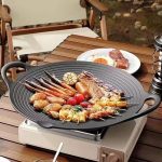 Gusseisen-Grillpfanne mit Gewinde für den Außenbereich, Antihaft-Bratpfanne, unbeschichtet, Teppanyaki-Topf, 30cm, 35cm – Bild 7