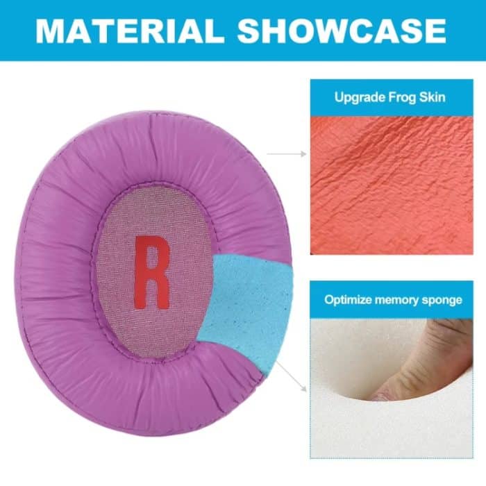 1 paar Für JBL JR460NC Kopfhörer Leder Schwamm Abdeckung Ohrenschützer – Bild 4