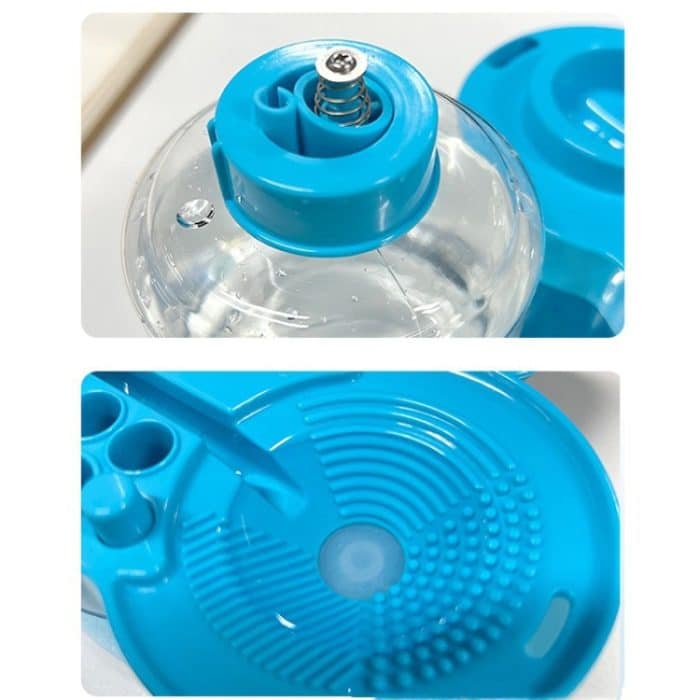 Pinselwaschgerät mit Abflussreiniger und Halter, 8 Palettenfächer – Bild 8