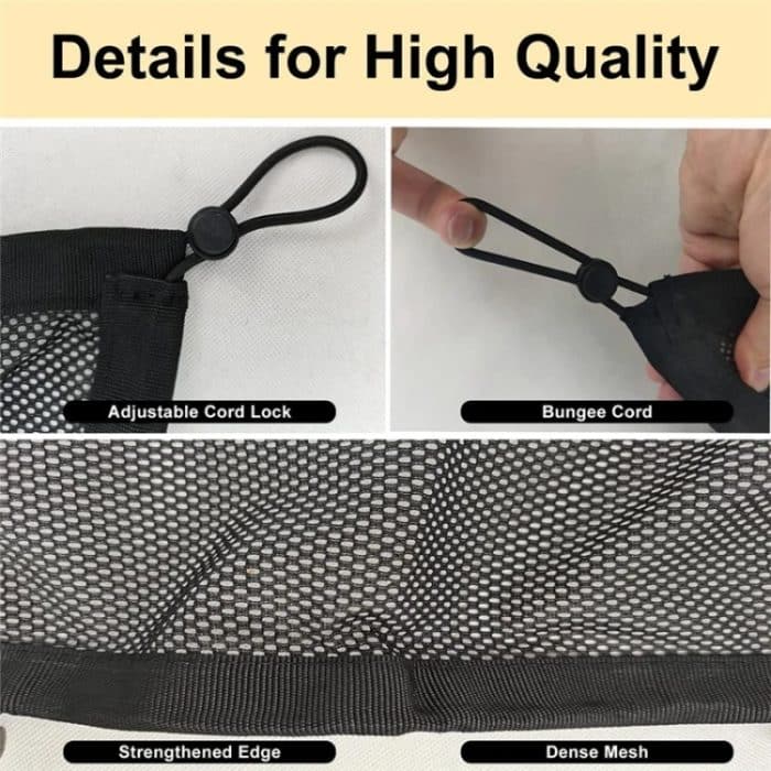 Tischunterseite mit Steckdose, versteckter Organizer, Netztasche, 68 x 24cm – Bild 5