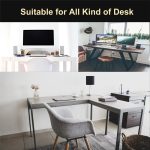 Tischunterseite mit Steckdose, versteckter Organizer, Netztasche, 68 x 24cm – Bild 6