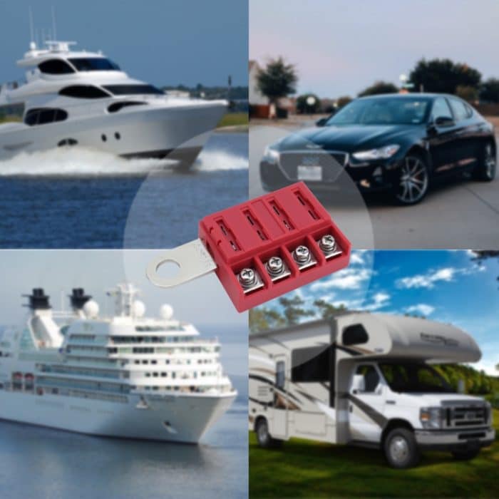 4-Wege-RV-Yacht-Zündungsschutz-Batterieklemmen-Sicherungsblock, One, Two, Three – Bild 9
