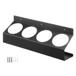 Wandmontierter Sprühdosenhalter aus Metall mit 4 Dosen Fassungsvermögen für die Lagerung in Garagen, geschlossenen Anhängern, Werkstätten und Arbeitsbereichen, YH001