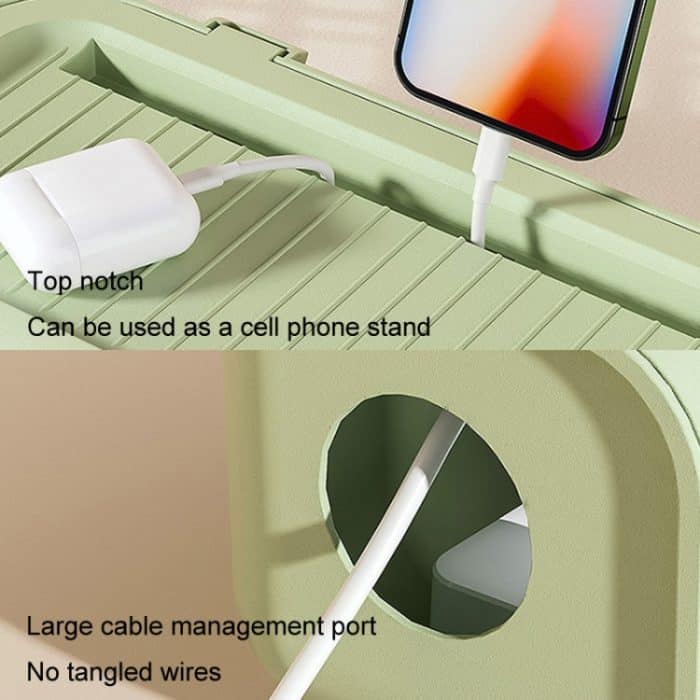 Desktop-Kabel-Aufbewahrungsbox, Stromkabel-Ladegerät-Aufbewahrungskoffer, staubdichter, wasserdichter Steckdosen – Bild 9