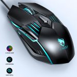 T-WOLF G560 6-Tasten Cool Breathing Light Gaming-Maus mit Kabel Mechanische Stille Büromaus – Bild 4