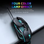 T-WOLF G560 6-Tasten Cool Breathing Light Gaming-Maus mit Kabel Mechanische Stille Büromaus – Bild 5