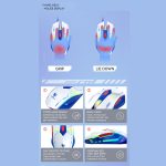 T-WOLF G560 6-Tasten Cool Breathing Light Gaming-Maus mit Kabel Mechanische Stille Büromaus – Bild 6