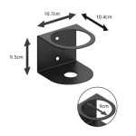 An der Wand befestigter Einloch-Sprühdosenhalter aus Metall für die Aufbewahrung von Sprühdosen in der Garage, Single Hole – Bild 3