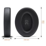 1 paar Für BOSE QC Ultra Kopfhörer Leder Schwamm Abdeckung Ohrenschützer, Black Leather, White Leather, Gray Leather, Black Lambskin, White Lambskin – Bild 3