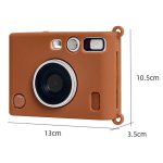 Für Fujifilm Instax Mini EVO, verschleißfeste Softshell-Schutzhülle, Beige, Brown, Black, Pink, Purple, Blue, Green – Bild 3