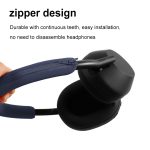 Für Sony WH-1000XM5 Bluetooth-Headset + Stirnband + Ohrenschützer-Schutzhülle, 3-in-1 Black, 3-in-1 White, 3-in-1 Red, 3-in-1 Dark Blue, 3-in-1 Beige – Bild 5