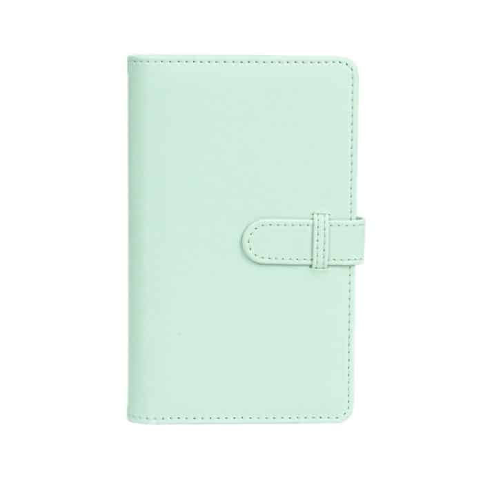 108-teiliges multifunktionales 3-Zoll-Fototicket-Kreditkarten-Aufbewahrungsbuch, Mint Green, Iris Purple, Light Cherry Pink, Hydrangea Blue, Jasmine White, Black Lychee Pattern, Brown Lychee Pattern – Bild 1