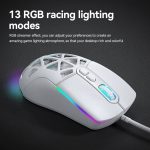 T-WOLF G520 7-Tasten RGB Marquee Honeycomb Hollow Gaming-Maus mit Kabel – Bild 5