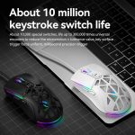 T-WOLF G520 7-Tasten RGB Marquee Honeycomb Hollow Gaming-Maus mit Kabel – Bild 9