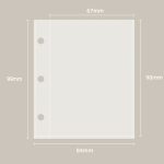 Multifunktionales Aufbewahrungsalbum aus PU-Leder mit 20 losen Blättern – Bild 4