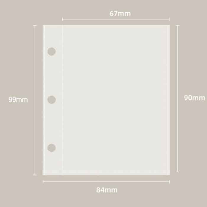 Multifunktionales Aufbewahrungsalbum aus PU-Leder mit 20 losen Blättern – Bild 4