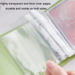 Multifunktionales Aufbewahrungsalbum aus PU-Leder mit 20 losen Blättern – Bild 7