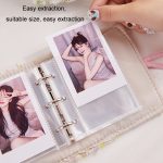 20 Loseblatt-Aufbewahrungskartenbuch Mini 3 Zoll Fotoalbum – Bild 3