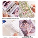 20 Loseblatt-Aufbewahrungskartenbuch Mini 3 Zoll Fotoalbum – Bild 4